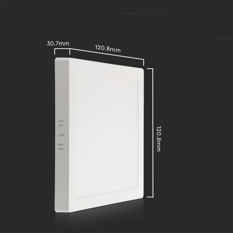 Panel Led V-Tac Natynkowy Premium Downlight 6W Kwadrat 120X120 Vt-60006 4000K 660Lm