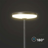Oprawa Ogrodowa Słupek Led V-Tac 2-Funkcje 12W Ip65 80Cm Antracyt Vt-1160-A 3000K 1135Lm