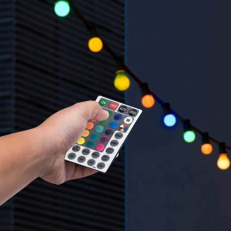 Girlanda Ogrodowa V-Tac (Sznur) Led 13Mb 15X0,5W Ip44 Vt-713S Rgb 30Lm