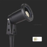 Oprawa Gruntowa Ogrodowa Wbijana Aluminium Gu10 Czarna Ip65 V-Tac Vt-1119 3 Lata Gwarancji