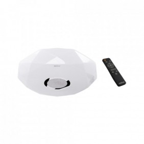 Biały okrągły plafon z pilotem 24W IRYNA LED C - CCT