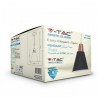Oprawa Wisząca Modern V-TAC Czarny Mat fi220 VT-75206
