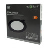 Plafon Podtynkowy Okrągły 12W 4000K Czarny Ec20464