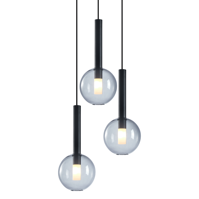 Lampa Wisząca Niko Black 3Xg9