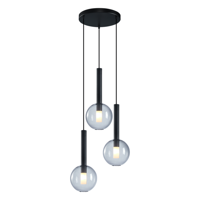 Lampa Wisząca Niko Black 3Xg9