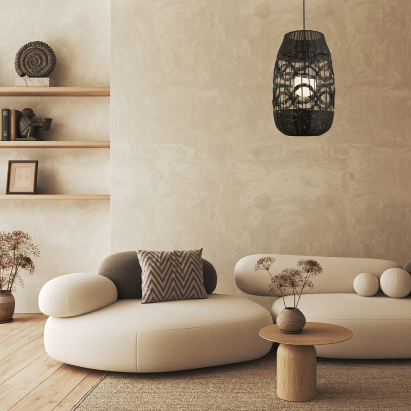 Lampa Wisząca Arona Black 1Xg9 Fi 400