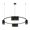 Lampa Wisząca Koło Genesis Black 10Xgu10