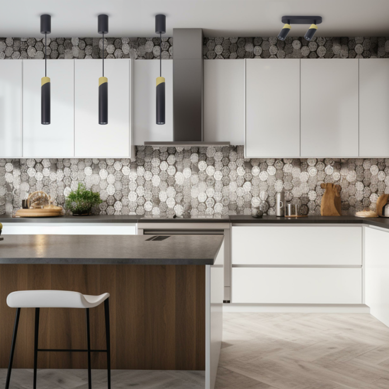 Neo Black Gold Lampa Wisząca 1Xgu10