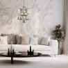 Żyrandol W Stylu Glamour Aurelia Chrome 8Xe14