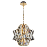 Lampa Wisząca Glamour W Kolorze Złotym Crown Gold 4Xe14