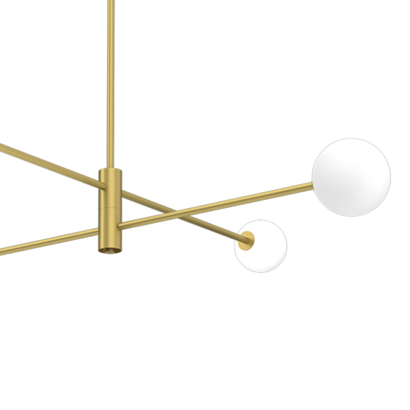 Nowoczesna Lampa Sufitowa Złota Dori 4Xg9