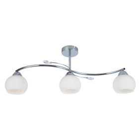 Nowoczesna Lampa Sufitowa Biała Connor 3Xe27