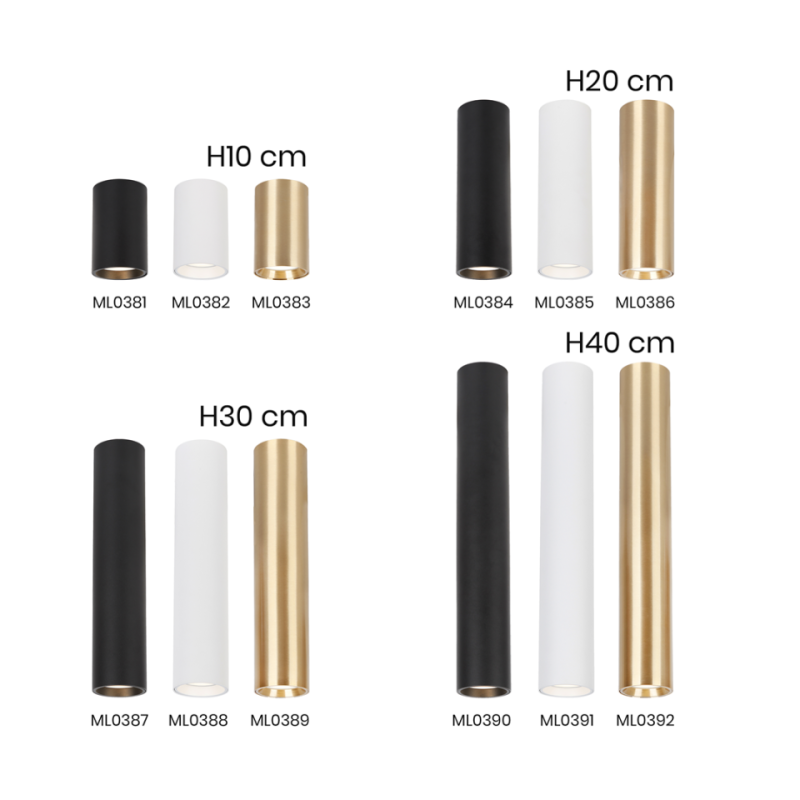 Genesis Spot Gold 1Xgu10 20Cm