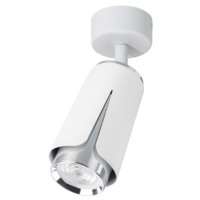 Bialy Reflektor Punktowy Flower Chrome Spot 1Xgu10