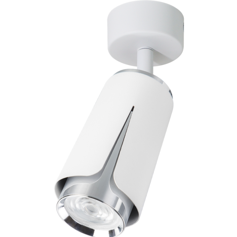 Bialy Reflektor Punktowy Flower Chrome Spot 1Xgu10