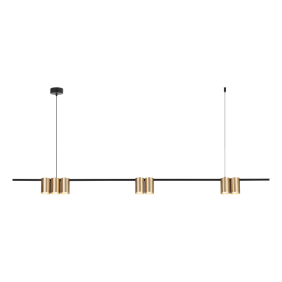 Lampa Wisząca (Listwa) Genesis Black Gold 7Xgu10