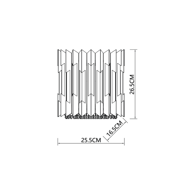 Kinkiet W Stylu Glamour Ritz Chrome 2Xe14