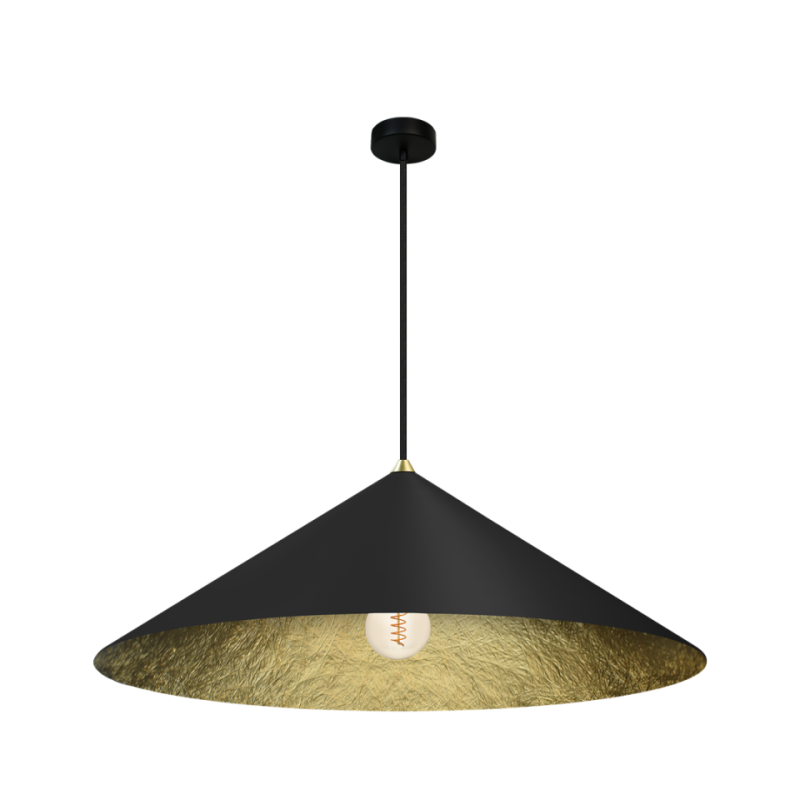 Lampa Wisząca Fuji Wisząca Czaena Okragła Na 1 Żarówkę