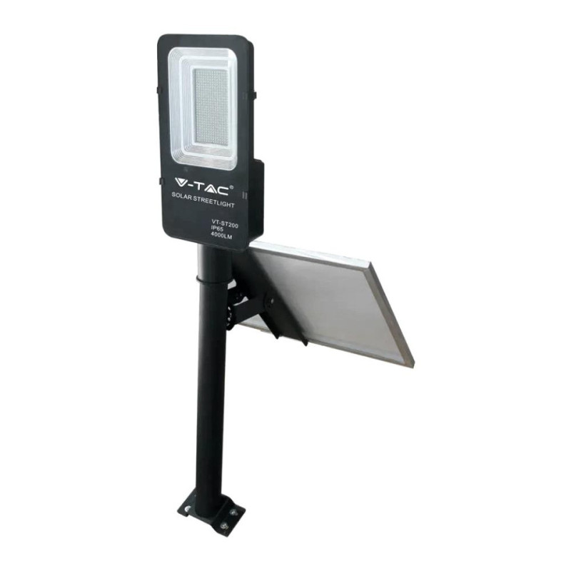 Oprawa Uliczna Solarna Hybrydowa V-Tac 50W Led Vt-St201 6500K 4000Lm