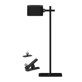 Lampka Biurkowa V-Tac 4W1 35Cm Kinkiet Klips Latarka 3W Led Cct Czarna Vt-10115 3000K-6000K 300Lm