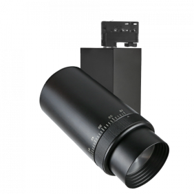 Czarny reflektor szynowy LED 35W MDR PAVA 830 RST DALI - 3000K