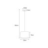 Lampa Wisząca K-5210 Z Serii Victoria