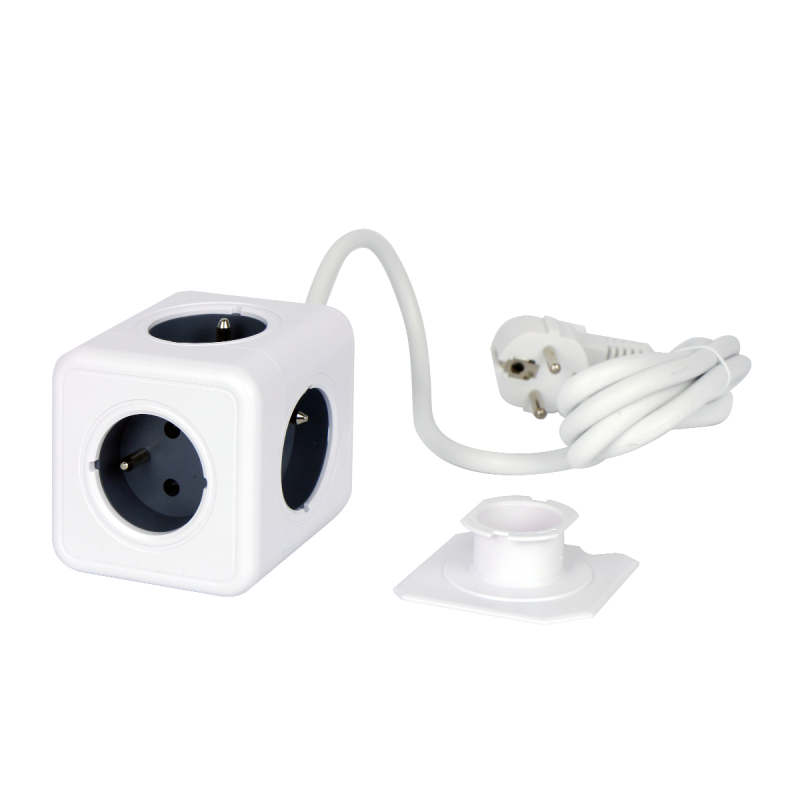 Aura Line Cube Przedłużacz 5 Gniazd 1,5M 16A/3680W