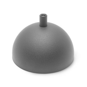 Hemisphere Metal Ceiling Cover - Dark Grey Structural Kolorowe Kable