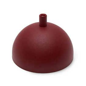 Hemisphere Metal Ceiling Cover - Burgundy Structural Kolorowe Kable