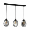 Lampa Wisząca RUSSEL BLACK 3xE27