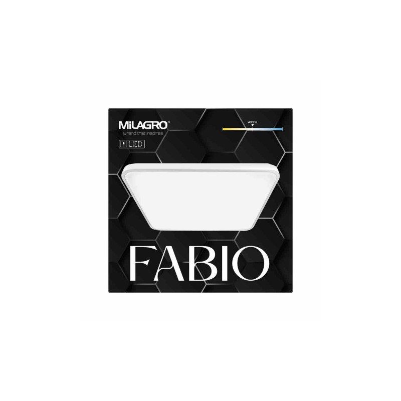 Plafon FABIO WHITE 35W