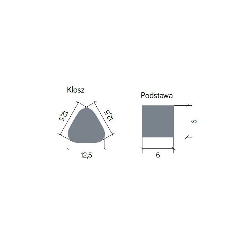 Pik SU-MA - słupek ogrodowy stojący 50cm