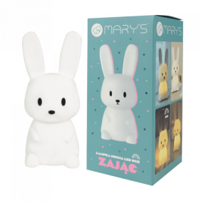 Mary's Lampka Led Zając Mały Biały Rgb+Ww +Rc