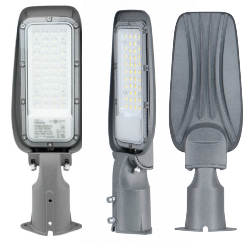 różna perspektywa Lampa Uliczna EC20403 Premium 50W 4000K 130Lm/W Ip65