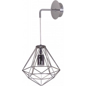 Kinkiet ścienny do salonu  K-4804 z serii SILVER 1xE27