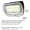 instrukcja Solarna Oprawa Elewacyjna EC20111 Led Soe-5 kinkiet solarny