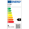 Oprawa Ścienna V-TAC 9W LED Wall Light Biały VT-710 3000K IP20 990lm
