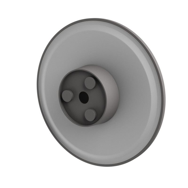Piatta 18W Cct 230V Ip44 250X47Mm Szary Okrągła Elewacyjna