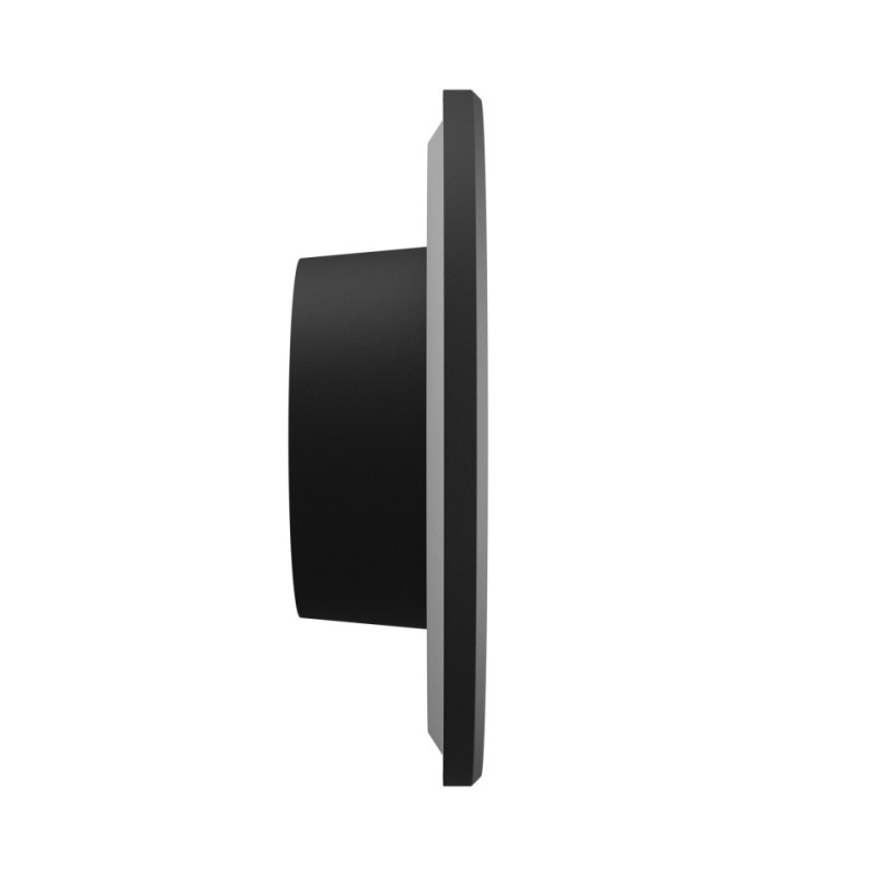Piatta 12W Cct 230V Ip44 180X47Mm Czarny Okrągła Elewacyjna