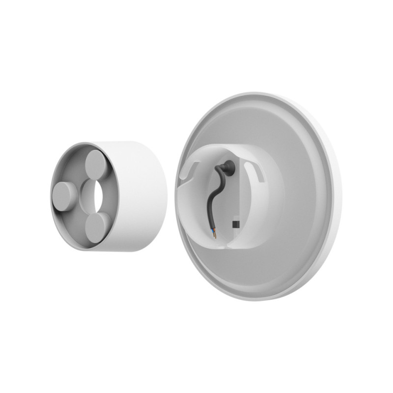Piatta 9W Cct 230V Ip44 120X47Mm Biały Okrągła Elewacyjna
