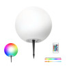Lampa Ogrodowa Solar Led Garden Ball 30Cm 3000K+Rgb Kobi Design