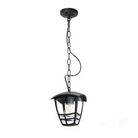 Lampa Wisząca Ogrodowa Tevio W 1Xe27 Ip54 Czarna Led2B