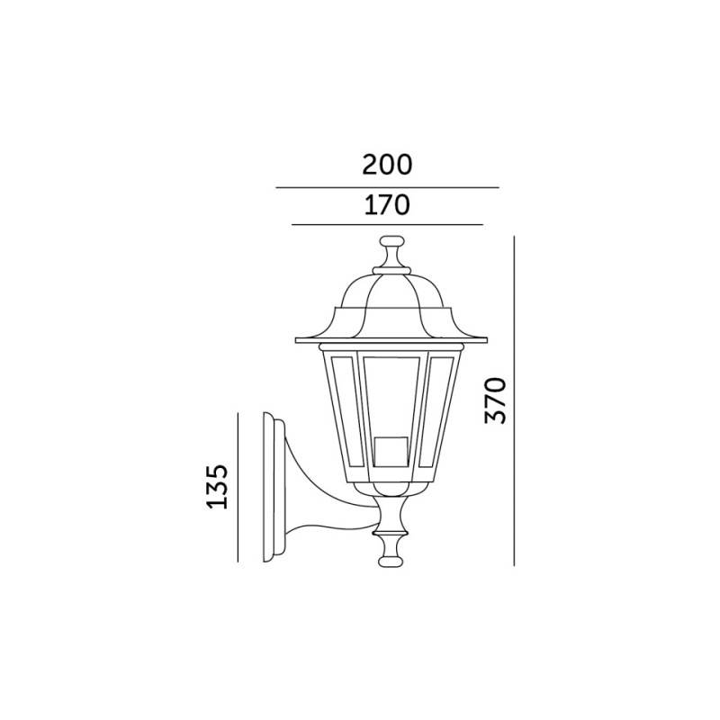 Lampa Ogrodowa Lo4101 Biała