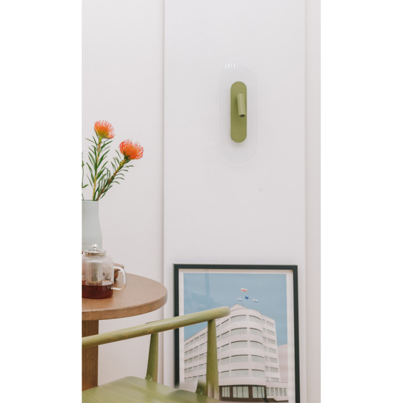 Riflo W C Czarna Lampa Ścienna / Kinkiet Z Regulowanym Reflektorem