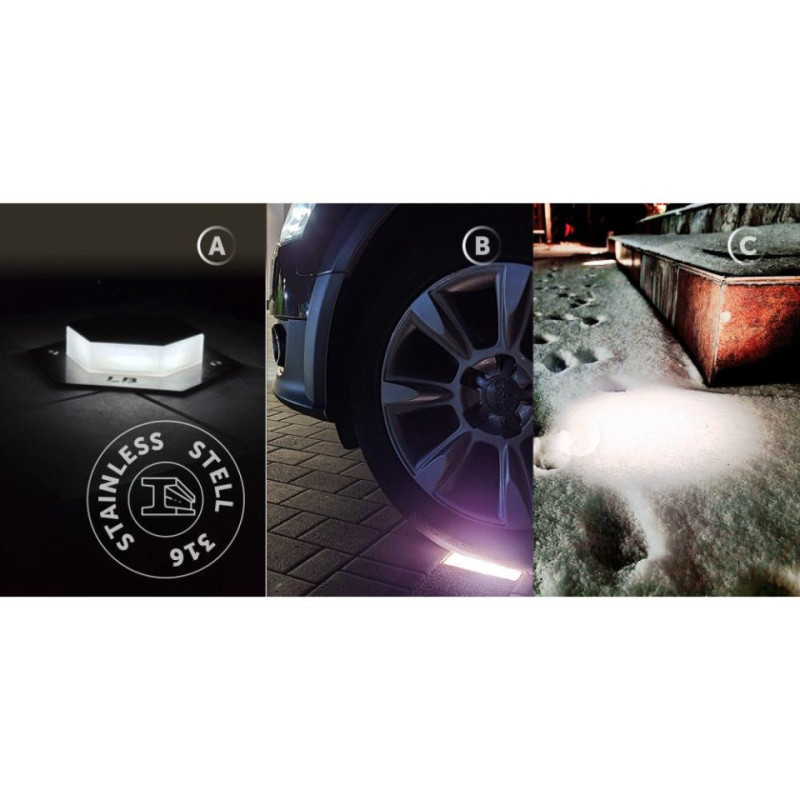 Oprawa Najazdowa Ledbruk Stal Heksagon 24V Cct