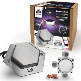 Oprawa Najazdowa Ledbruk Stal 1-Strona 24V Rgb+Cct