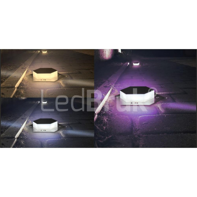 Oprawa Najazdowa Ledbruk Stal 1-Strona 24V Rgb+Cct