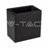 Kinkiet V-TAC BETON G9 LED Kwadrat Ciemny Szary IP20 VT-892