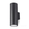 Kinkiet Ścienny Dwustronny Ip54 Querk 5 Czarna Led2B