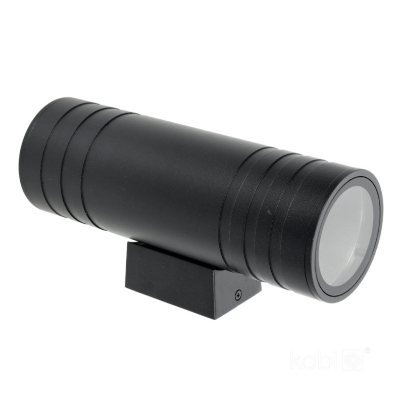 Kinkiet Ścienny Dwustronny Ip54 Querk 5 Czarna Led2B